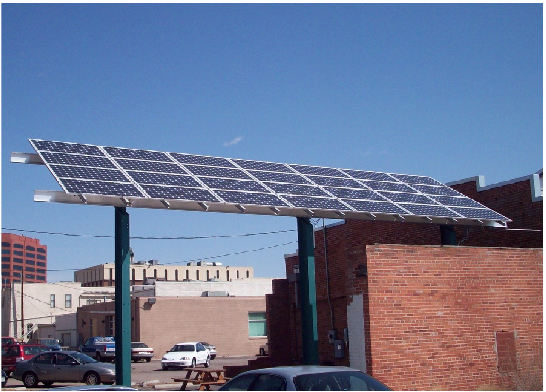 Solar Panels at Old Town Bike Shop